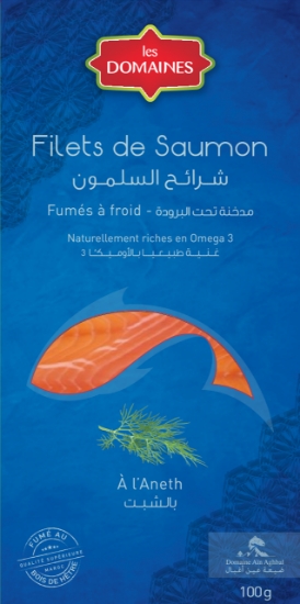 Image de Filet de saumon fumé à l’aneth - (100g)