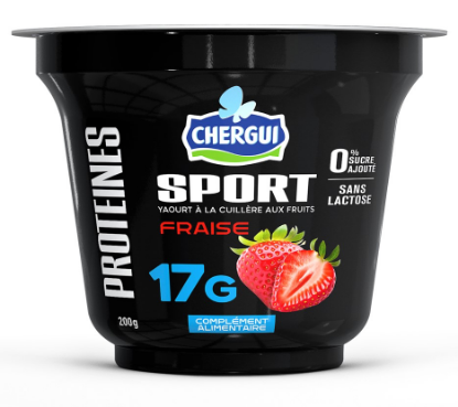 Image de CHERGUI Sport - YAC protéiné - Fraise (200g)