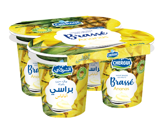 Image de Brassé aux fruits ananas - (4x110g)