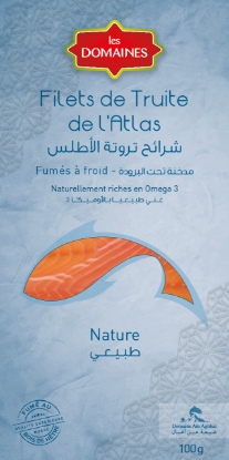 Image de Filet de truite fumée nature - (100g)
