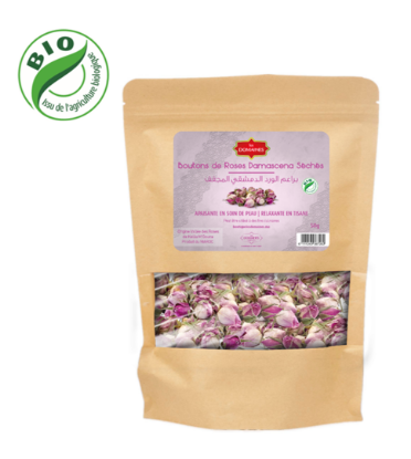 Image de Bouton de rose Damascena séchée - (50g)