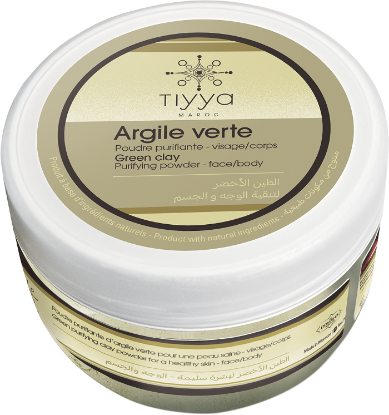 Image de Argile verte (Rhassoul) - TIYYA (200g)